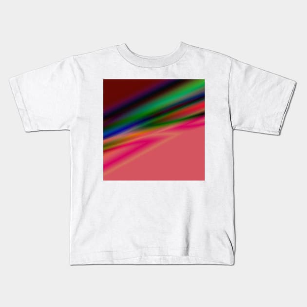 red blue green pink texture art Kids T-Shirt by Artistic_st